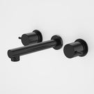 Caroma Luna Lever Wall Tap Set Satin Black - The Blue Space