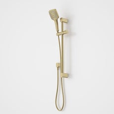 Caroma Luna Multifunctional Rail Shower Brushed Brass - The Blue Space