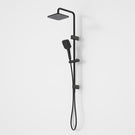 Caroma Luna Multifunction Rail Shower with Overhead Satin Black - The Blue Space