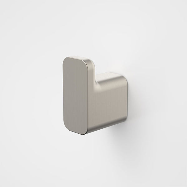 Caroma Luna Robe Hook Brushed Nickel, Best Price Online The Blue Space