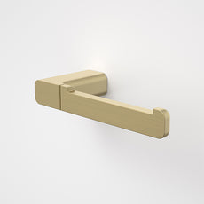 Caroma Luna Toilet Roll Holder Brushed Brass - The Blue Space