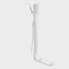 Caroma Opal Support VJet Shower with 90 Degree Rail Left and Right Chrome - The Blue Space
