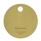 The Blue Space Colour Sample in Caroma Brushed Brass