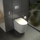 Caroma Urbane II Invisi Series II Wall Faced Bidet Suite in Modern Bathroom Design - The Blue Space
