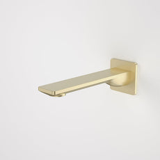 Caroma Urbane II Square 180mm Basin/Bath Outlet Brushed Brass - The Blue Space