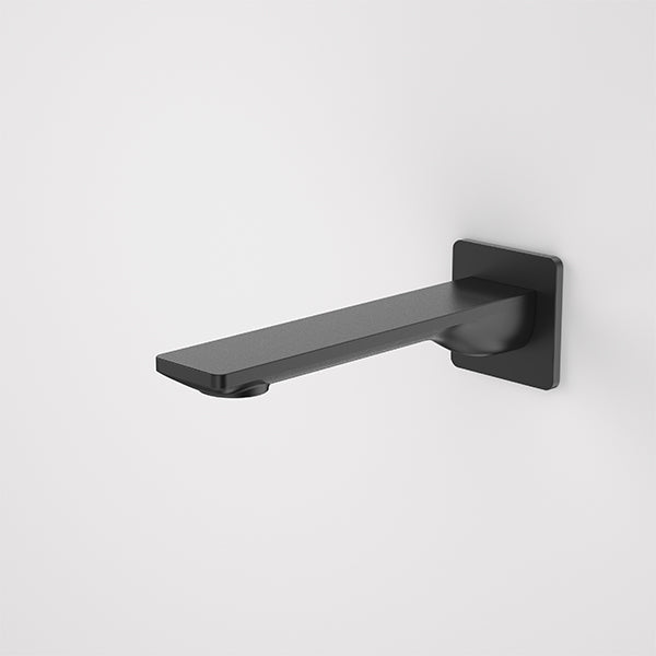 Caroma Urbane II Square 180mm Basin/Bath Outlet Matte Black - The Blue Space