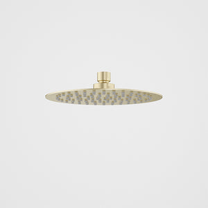 Caroma 200mm Round Rain Shower - Brushed Brass