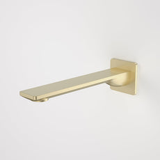 Caroma Urbane II Square 220mm Basin/Bath Outlet Brushed Brass - The Blue Space