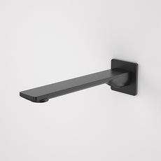 Caroma Urbane II Square 220mm Basin/Bath Outlet Matte Black - The Blue Space