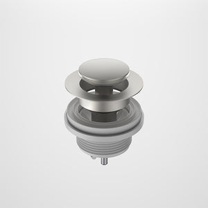 Caroma Bath Pop-up Plug & Waste Brushed Nickel