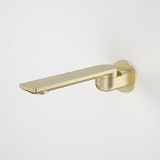 Caroma Urbane II 220mm Round Bath Swivel Outlet Brushed Brass - The Blue Space