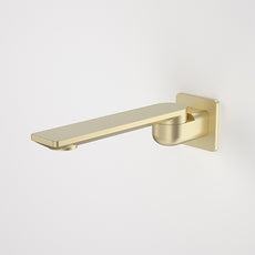 Caroma Urbane II 220mm Square Bath Swivel Outlet Brushed Brass - The Blue Space