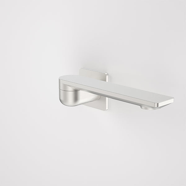Caroma Urbane II 220mm Square Bath Swivel Outlet Brushed Nickel - The Blue Space