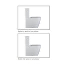 Caroma Urbane II Cleanflush Wall Faced Toilet Suite Back vs. Bottom Inlet Toilet - The Blue Space
