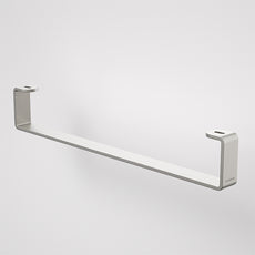 Caroma Urbane II Hand Wall Basin Integrated Rail Brushed Nickel - The Blue Space