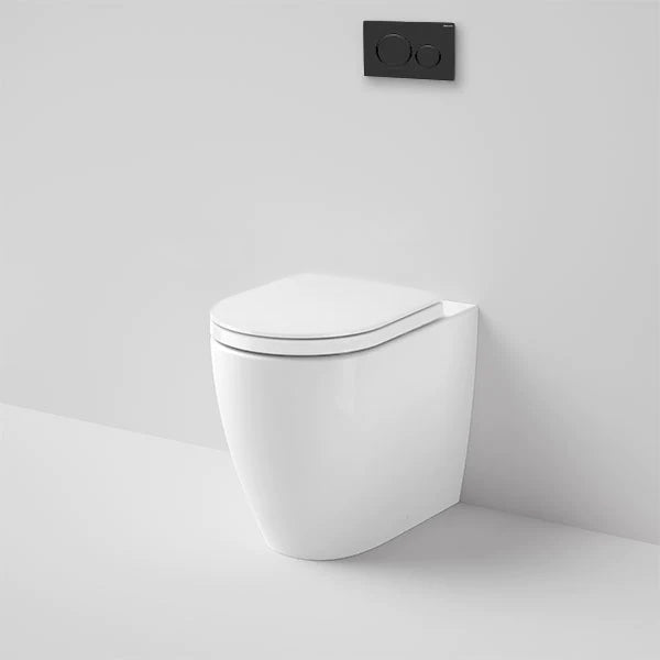 Caroma Urbane II Luxe Cleanflush Wall Faced Toilet with Geberit Sigma In-Wall Cistern - The Blue Space
