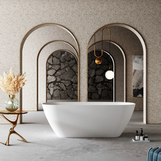 Cassa Design Rec Shape Slimline Rectangle Freestanding Bath - The Blue Space