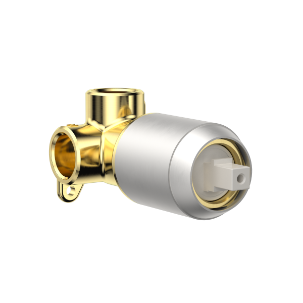 Clark Round In Wall Body - Brushed Nickel - The Blue Space