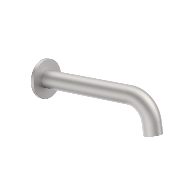 Clark Round Basin/Bath Outlet 180mm Brushed Nickel