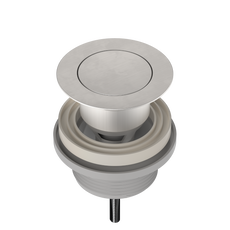 Clark Basin Pop Up Plug and Waste - Brushed Nickel | The Blue Space