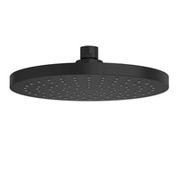 Clark Round II Overhead Rain Shower Head Matte Black - The Blue Space 