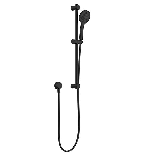 Clark Round II Rail Shower - Matte Black