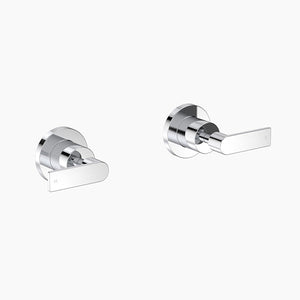 Clark Lever Wall Top Assemblies - Chrome