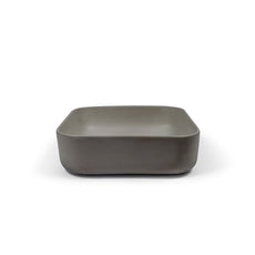 Nood Co Cube Basin Surface Mount Mid Tone Grey - The Blue Space