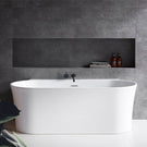 Decina Aurora Back to Wall Freestanding Bath - The Blue Space