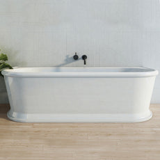 Decina Oxford 1700mm Back-To-Wall Freestanding Bath Online at The Blue Space