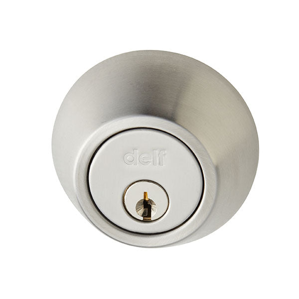Delf Double Cylinder Deadbolt Stainless Steel The Blue Space