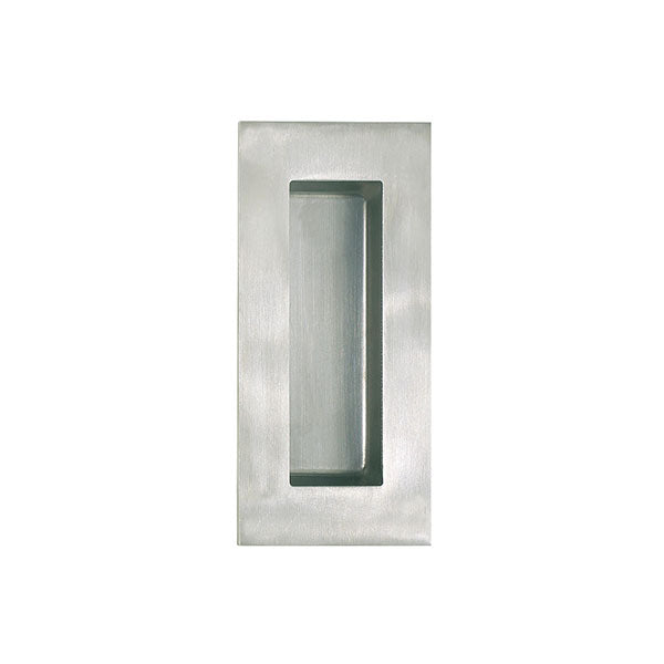 Delf Rectangular Flush Pull Twin Pack 102mm Stainless Steel - The Blue Space