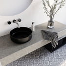 Eight Quarters Amaroo Circle Mini Basin in Matte Black - Online at The Blue Space