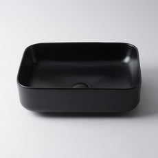 Eight Quarters Amaroo Small Rectangle Matte Black Basin - The Blue Space
