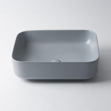 Eight Quarters Amaroo Small Rectangle Matte Grey Basin - The Blue Space