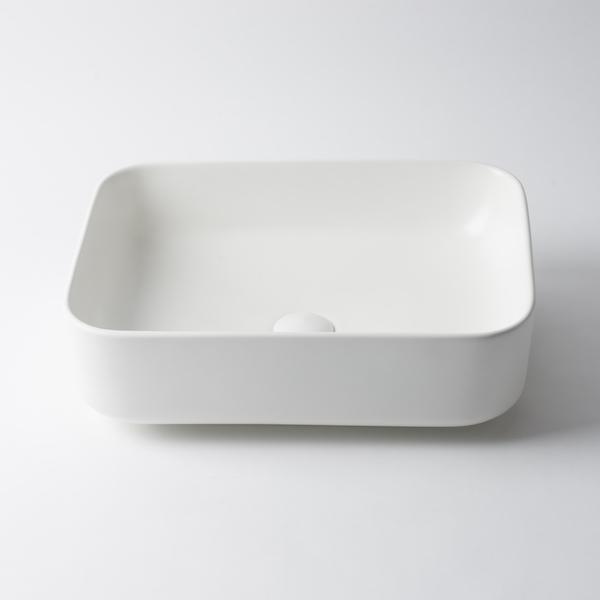 Eight Quarters Amaroo Small Rectangle Matte White Basin - The Blue Space