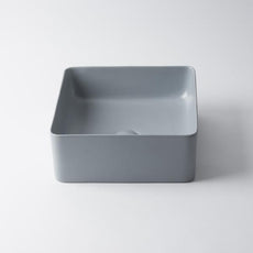 Eight Quarters Amaroo Square Matte Grey Basin - The Blue Space