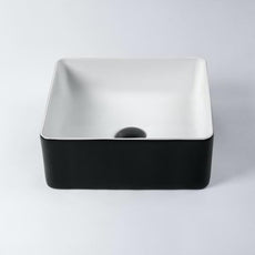 Eight Quarters Bellevue Square Contemporary Gloss White Basin - The Blue Space