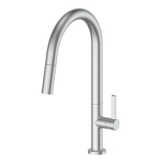 Greens Tapware Luxe Pull Down Sink Mixer Brushed Stainless Steel - The Blue Space