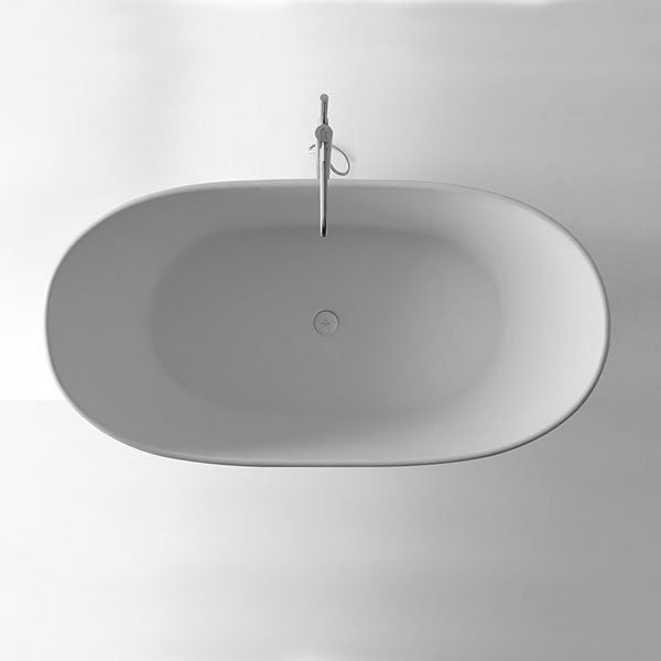 Kaskade Impro Freestanding Bath Matte White 1638mm- The Blue Space