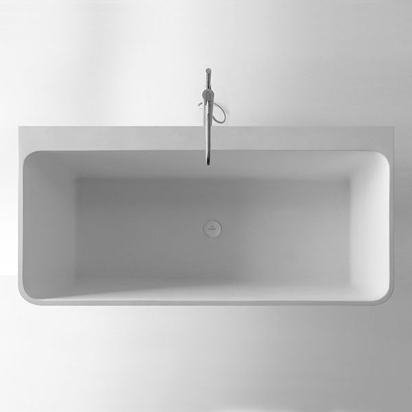 Kaskade Fogo Freestanding Bath Matte White 1600mm- The Blue Space