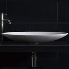 Kaskade Ina Stone Basin Matte White 625mm- The Blue Space