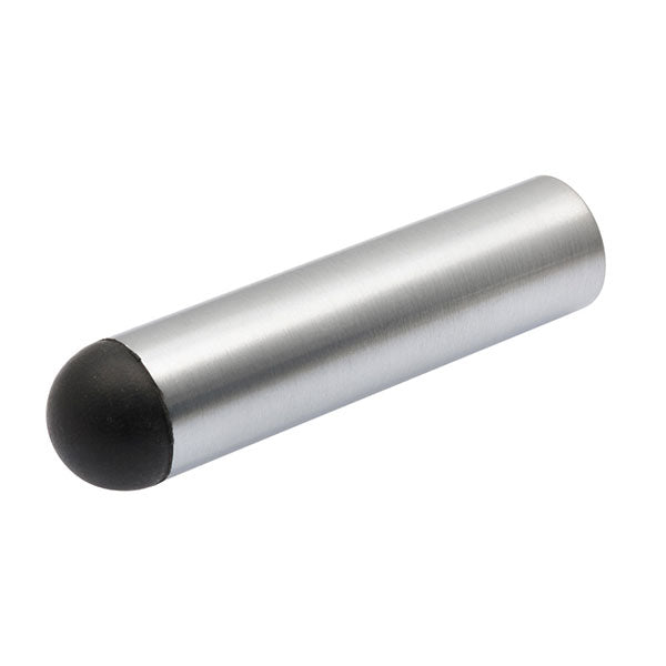 Lane Bullet Door Stop Round Brushed Satin Chrome