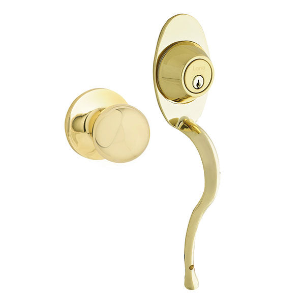 Lane Classic Handle Knob Set Polished Brass - The Blue Space