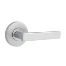 Lane Tovetto Dummy Lever Set On Round Rosette Brushed Satin Chrome - The Blue Space
