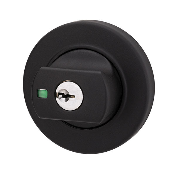 Lockwood 005 Double Cylinder Round Deadbolt Matte Black