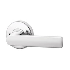 Lockwood Element L3 Velocity Privacy Lever Set Large Round Rose Satin Chrome Pearl - The Blue Space