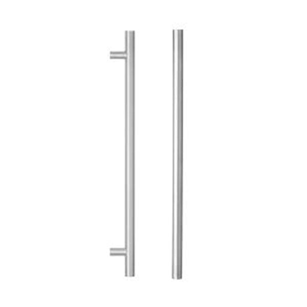 Lockwood Entrance Pull Handle 142 Satin Stainless Steel - The Blue Space