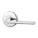 Lockwood Glide L4 Velocity Passage Lever Set Large Round Rose Chrome Plate - The Blue Space