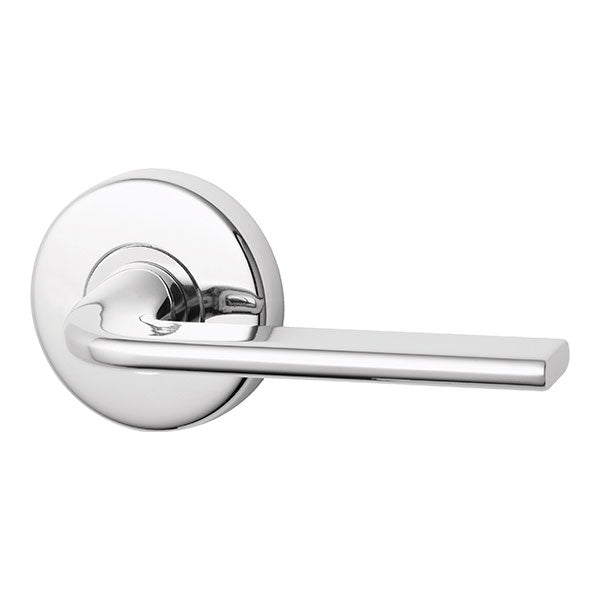 Lockwood Glide L4 Velocity Passage Lever Set Large Round Rose Satin Chrome Pearl - The Blue Space